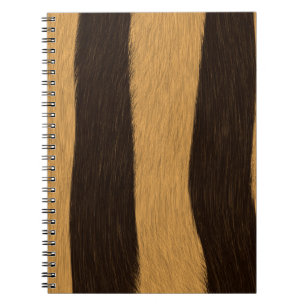 Carnet Motif à rayures de tigre.