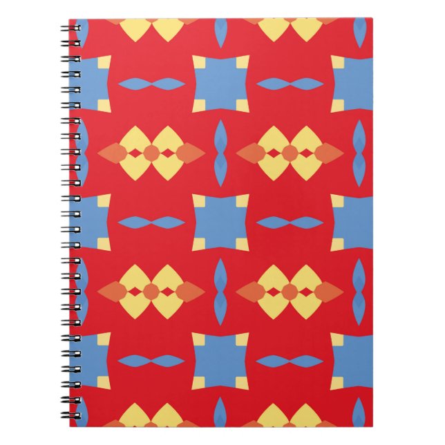 Carnet motif Abstrait. abstrait, arrière - plan, badge, b (Devant)
