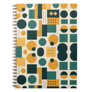 Carnet Motif abstrait Bauhaus