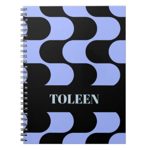 Carnet Motif Abstrait coloré personnalisé