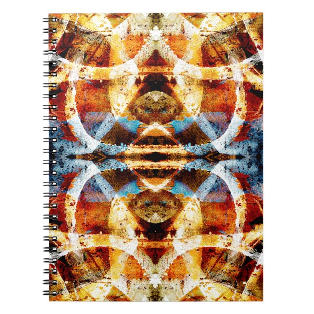 Carnet Motif abstrait de graffiti grunge (Devant)