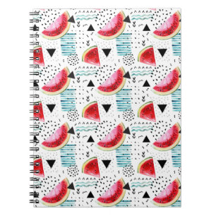 Carnet Motif abstrait de pastèque