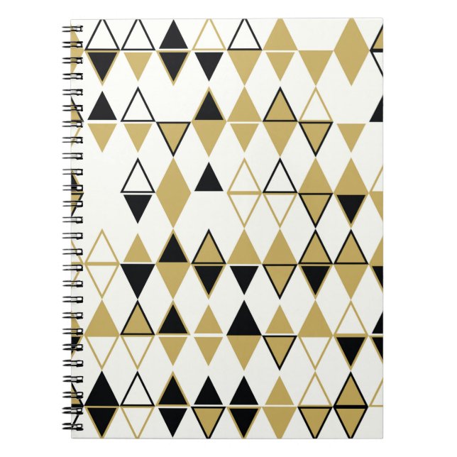 Carnet Motif abstrait géométrique sans soudure de sha col (Devant)