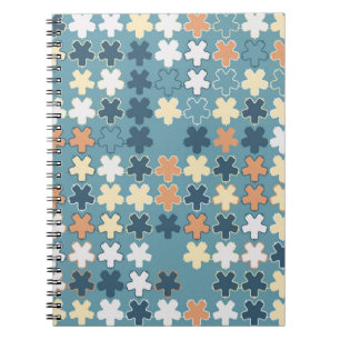 Carnet Motif abstrait géométrique sans soudure de sha col