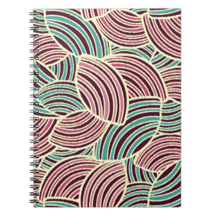 Carnet Motif abstrait sans couture avec l'image de géomet