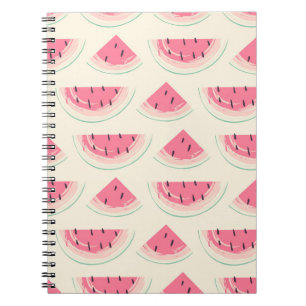 Carnet motif Abstrait sans soudure aux fruits. Coloré cré