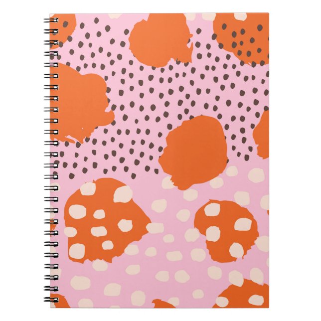 Carnet motif Abstrait sans soudure avec Brush Strokes. Be (Devant)