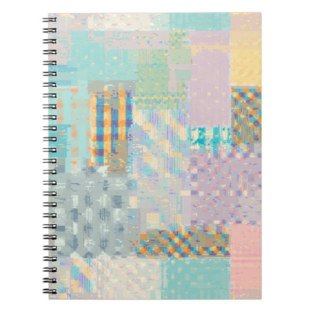 Carnet motif Abstrait sans soudure avec imitation d'un gr (Devant)