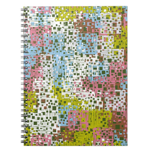 Carnet motif Abstrait sans soudure. Peintures du printemp (Devant)