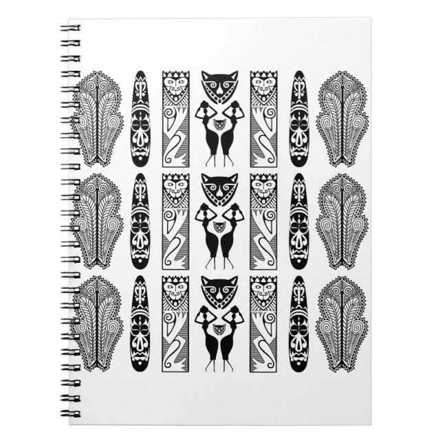 Carnet Motif africain (Devant)