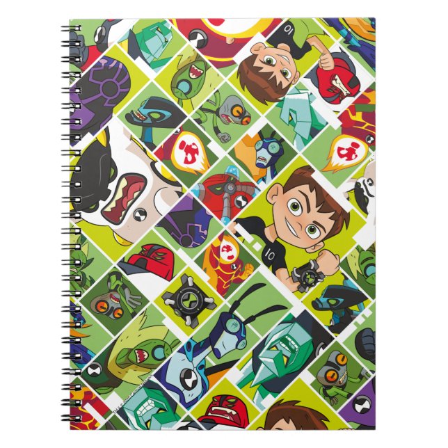 Carnet Motif Alien Ben 10 (Devant)