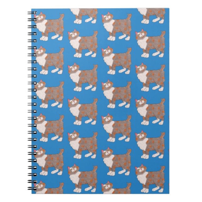 Carnet Motif américain Bobtail (Devant)