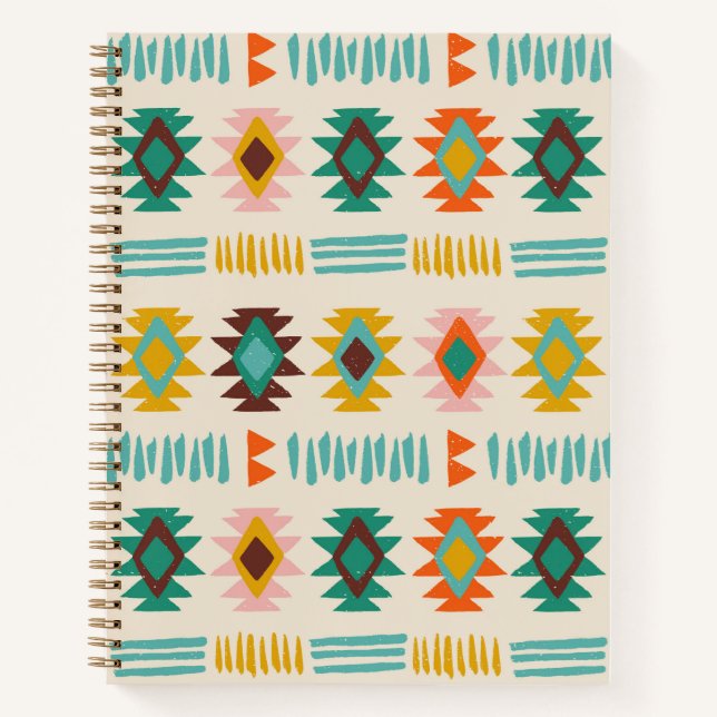 Carnet Motif amérindien Navajo (Devant)