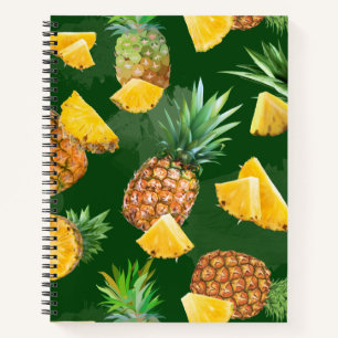 Carnet Motif Ananas 9