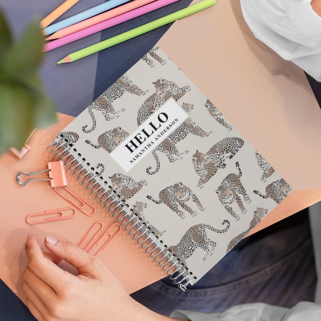 Carnet Motif animal sauvage de la Jungle Leopard (Créateur téléchargé)