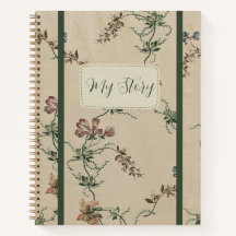 Motif Antique Floral Élégant
