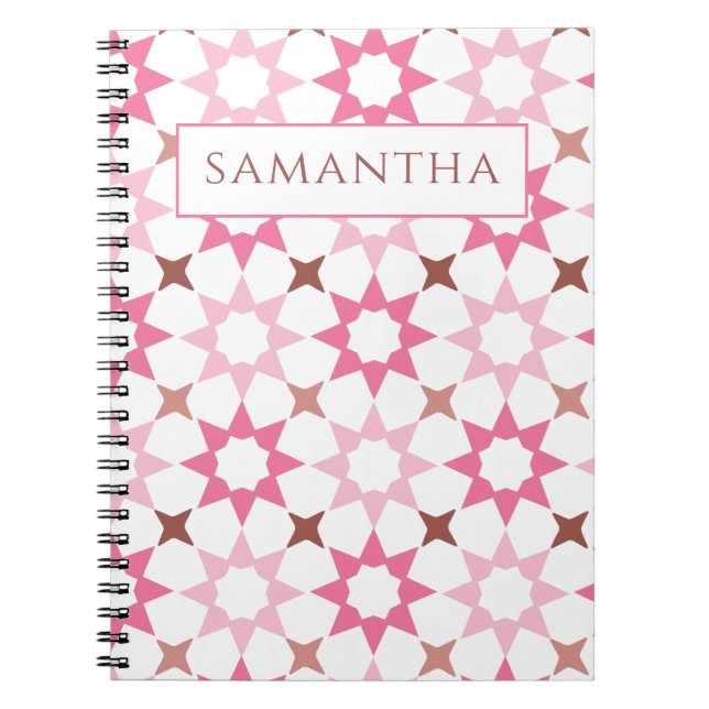 Carnet motif arabesque (Devant)