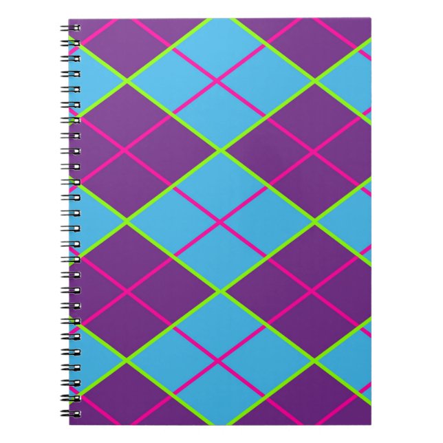 Carnet Motif Argyle Classique (Devant)