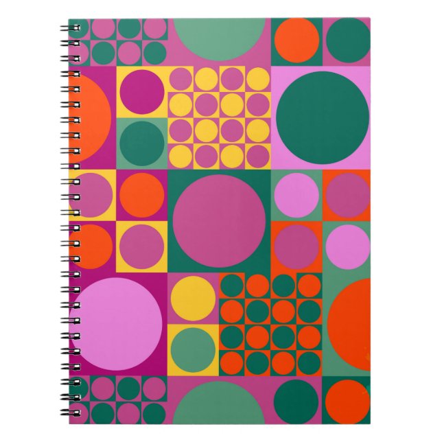 Carnet Motif arrière - plan géométrique abstrait, r (Devant)