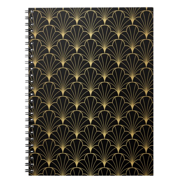 Carnet Motif art déco vintage (Devant)