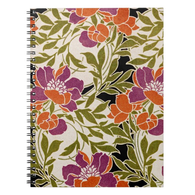 Carnet Motif Art Nouveau #3 (Devant)