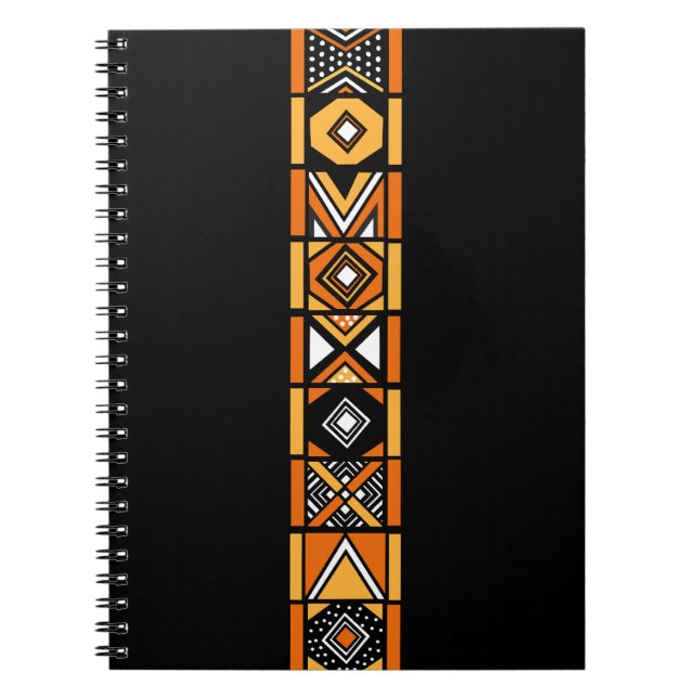 Carnet Motif artistique africain (Devant)