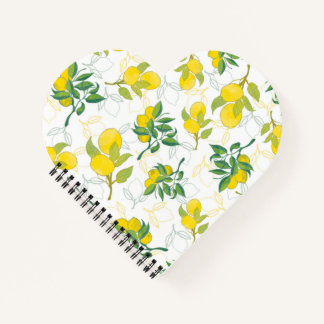 Carnet motif au citron