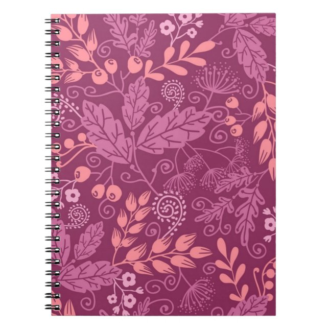 Carnet Motif automne (Devant)