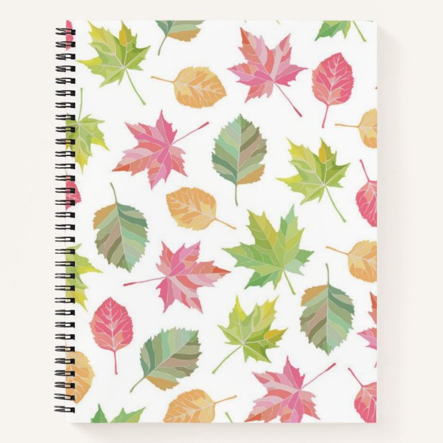 Carnet Motif automne (Devant)