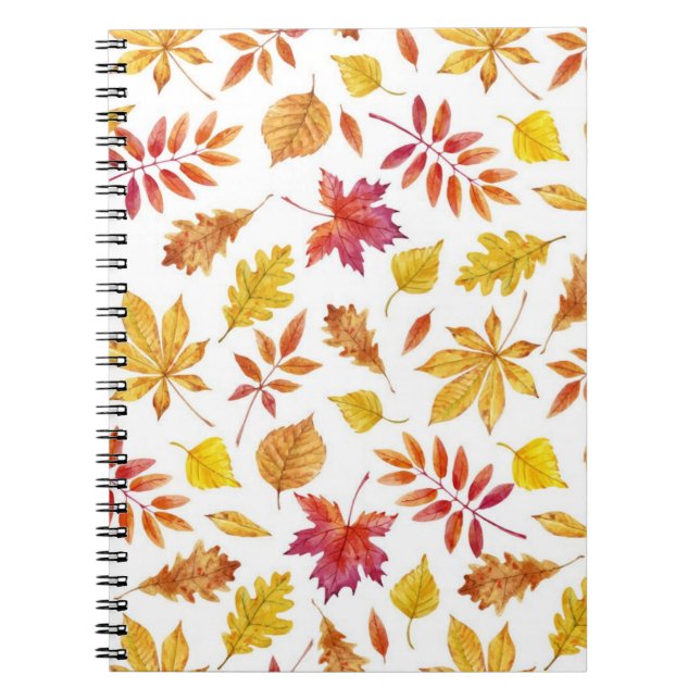 Carnet Motif automne (Devant)