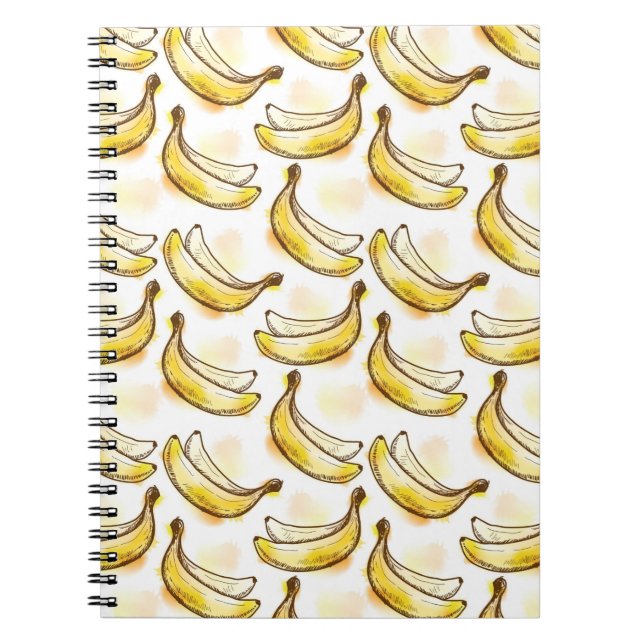 Carnet Motif avec la banane (Devant)