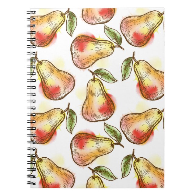 Carnet Motif avec la poire (Devant)