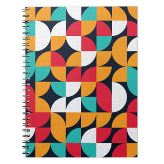 Carnet Motif avec triangles de couleur aléatoire Générati