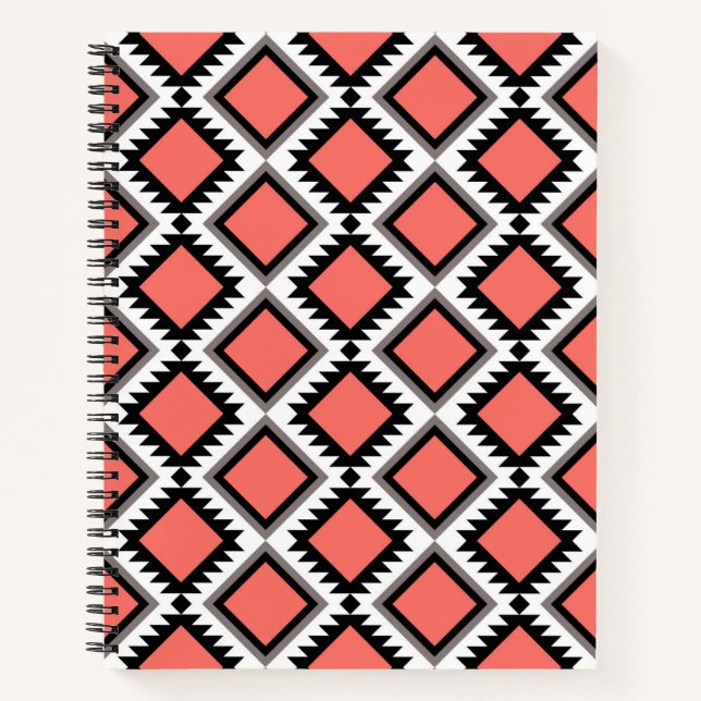 Carnet Motif Aztec (Devant)