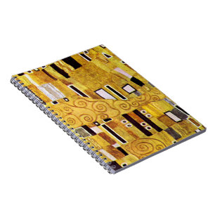 Carnet Motif baiser de Gustav Klimt, Art Nouveau
