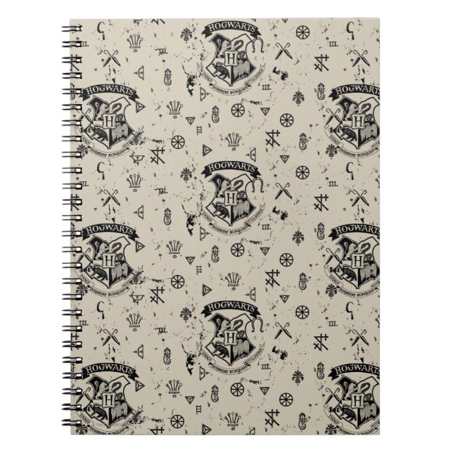 Carnet MOTIF beige HOGWARTS™ (Devant)