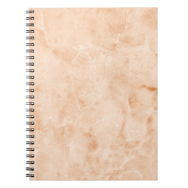 Carnet Motif blanc texture marbre (Devant)