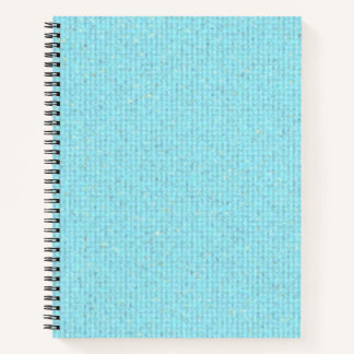 Carnet motif bleu ciel