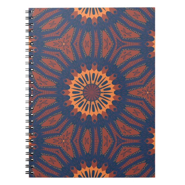 Carnet Motif Boho Bloom Mandala (Devant)