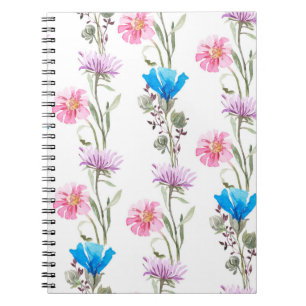Carnet Motif botanique aquarelle
