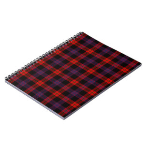Carnet Motif Brown Clan Tartan