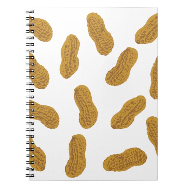 Carnet Motif cacahuètes (Devant)