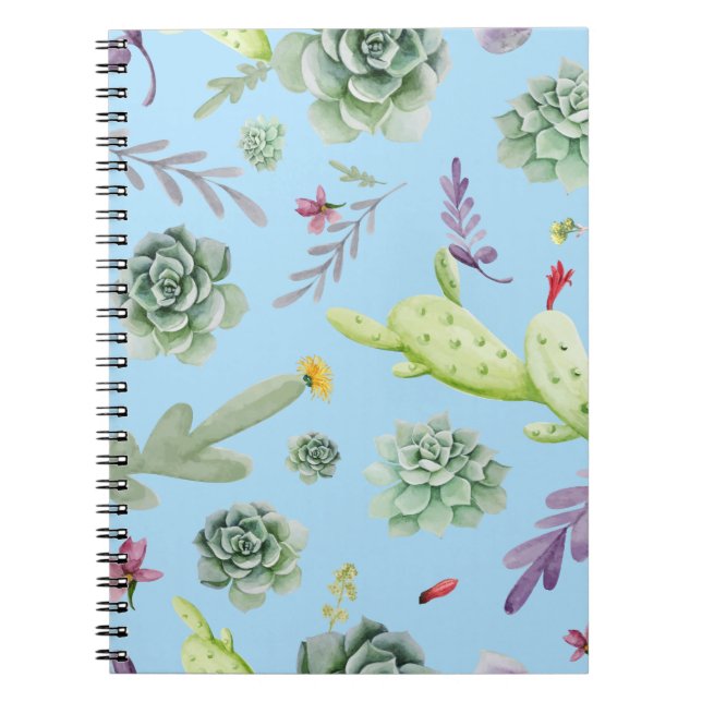 Carnet Motif Cactus 10 (Devant)