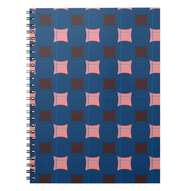 Carnet motif carré (Devant)