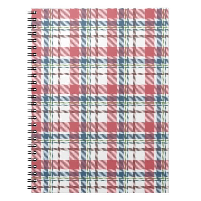 Carnet Motif carreaux classique (Devant)