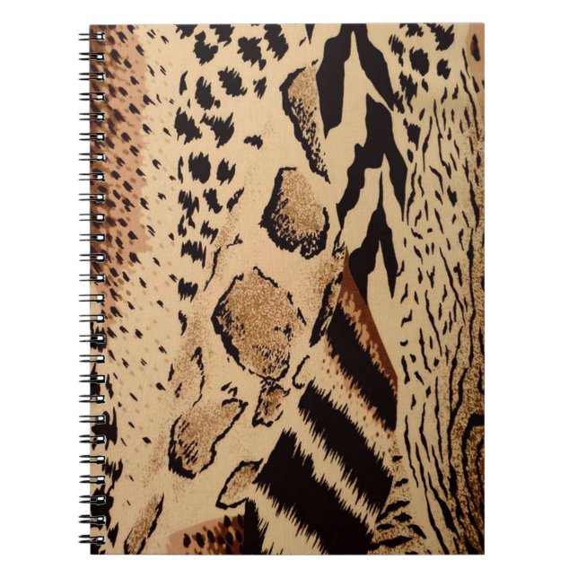 Carnet Motif Cheetah (Devant)