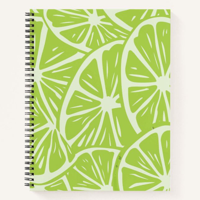 Carnet Motif citron (Devant)