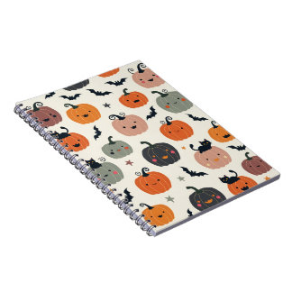 Carnet Motif citrouille