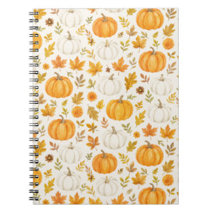 Carnet Motif Citrouille mignon Thanksgiving