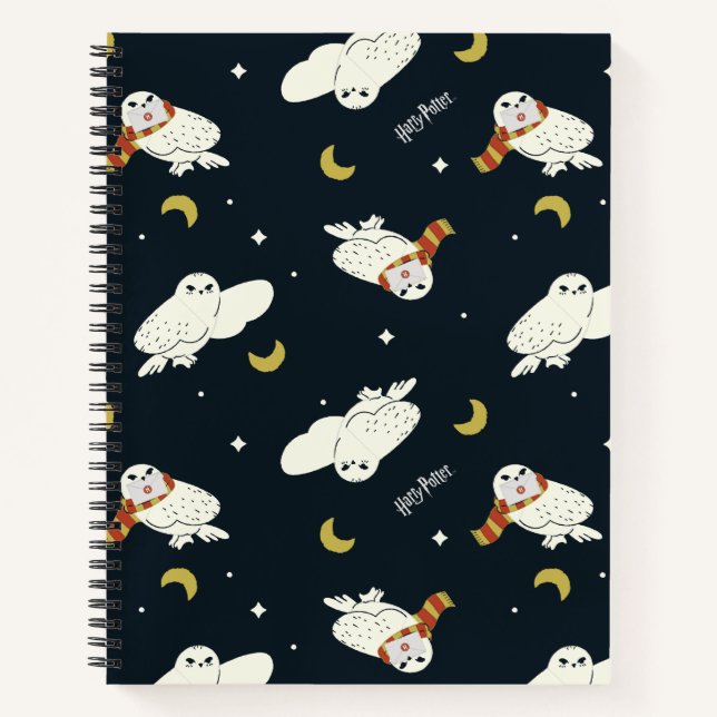 Carnet Motif Clair de Lune d'Hedwig (Devant)